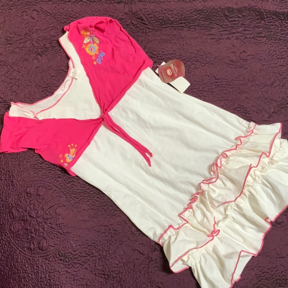 2-piece summer dress with removable top